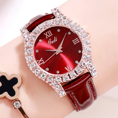 Ladies personality diamond casual all-match watch