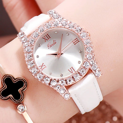 Ladies personality diamond casual all-match watch