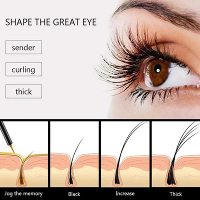 Enhancer Eyelash Growth Serum Treatment Eyelash Growth Powerful Makeup Lengthening Thicker Lashes Natural Curling Lash Lifting